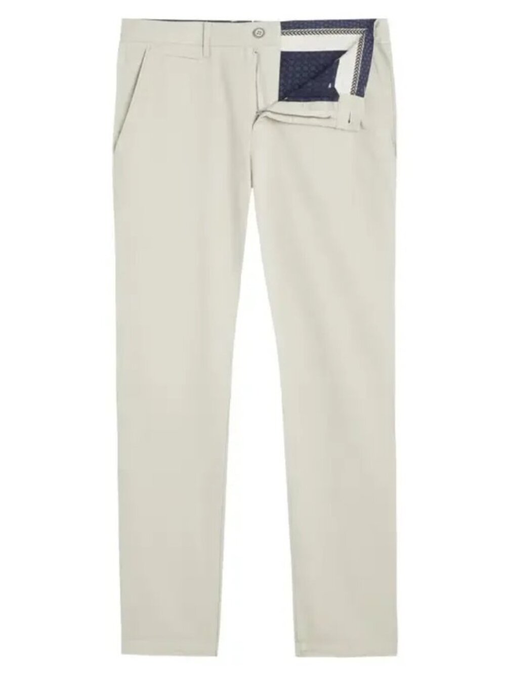Perk Light Khaki Slim Fit Chinos